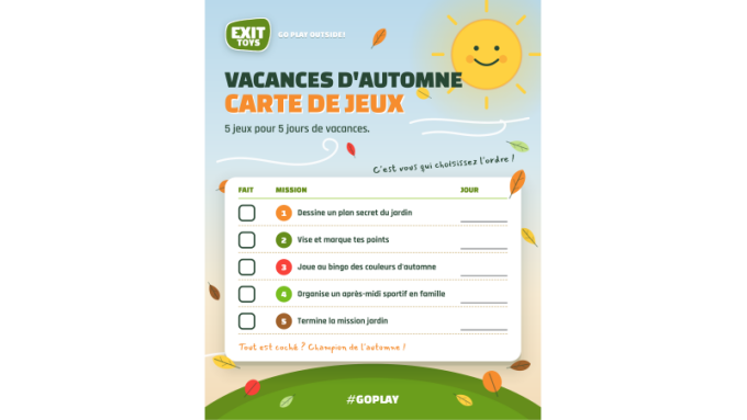 Vacances d&rsquo;automne &agrave; la maison : 5 jeux &agrave; faire au jardin